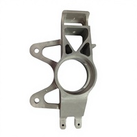 Support de rotule de direction en alliage d'aluminium usiné CNC sur mesure, composant de suspension automobile haute précision pour performance tout-terrain