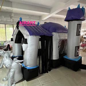 Tente fantôme gonflable pour accessoires de grande taille d'Halloween, décorations gonflables de tente de tunnel de monstre de chauve-souris - Product Image 2