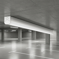 Plafonnier LED Moderne 1,5 m 5000K Lumière du Jour IP20 Montage en Surface Alliage d'Aluminium Éclairage d'Entrepôt 120lm/W Durée de Vie 50000H