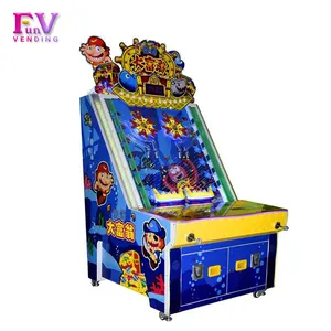 Kapalı jetonlu arcade hazine avı JP bilet piyango oyun makinesi eğlence satılık