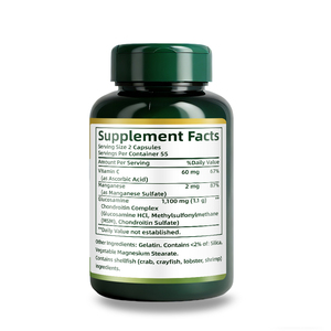 Suplemento Premium de Glucosamina y Condroitina para Apoyar la Movilidad Saludable y el Cartílago en Adultos, Cápsulas de Glucosamina y Condroitina - Product Image 6
