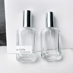 Botella de spray de vidrio de alta calidad para perfume, 35 ml, transparente, de alta gama, para muestras de cosméticos, botella de repuesto. - Product Image 1