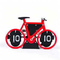 Horloge de table en forme de vélo, décoration moderne et élégante pour la maison, polyvalente pour le salon, le bureau et la chambre