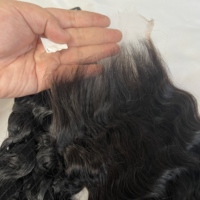 Perruque Alibaba sans colle avec fermeture en dentelle HD, cheveux naturels vietnamiens bruts, perruque frontale en dentelle, cheveux vierges alignés sur les cuticules, perruque ultra-lisse