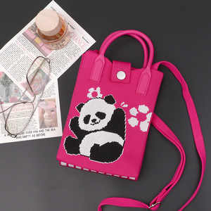 Sac à main décontracté pour femme, nouveau modèle léger, sacoche portable multifonctionnelle pour téléphone portable, fermeture ouverte, en polyester, pour usage quotidien - Product Image 3