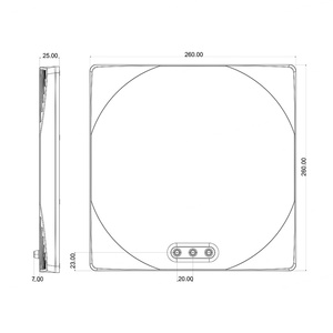 เครื่องอ่าน RFID UHF ระยะไกล 915mhz สำหรับระบบควบคุมการเข้าออกและจอดรถ Vanch IP67 - Product Image 4