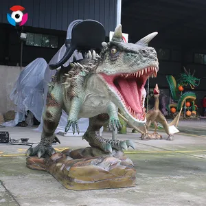 Wonder Dinosaurus Hiburan Koin Dioperasikan Tunggangan Dino untuk TAMAN DINOSAURUS