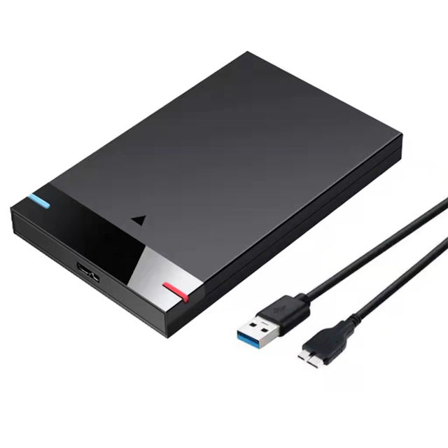 Wodexun External Hard Drive Tool Free HDD Case Type-C HDD Enclosure 2.5 Inch HD Portable Storage Device Support UASP