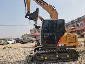 Miniexcavadora SANY SY75C Usada de 7 Toneladas, Maquinaria de Movimiento de Tierras de Segunda Mano con Motor y Bomba - Product Image 3