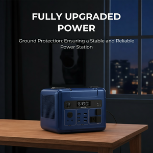 OUKITEL 2400W 2048Wh แหล่งจ่ายไฟฉุกเฉินแบบเงียบ แบตเตอรี่ LiFePO4 สำหรับสำรองไฟบ้าน พร้อมระบบควบคุมผ่านแอปพลิเคชัน ชาร์จเร็ว - Product Image 4