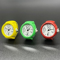Montre à doigt élastique BOZHI tendance, couleur macaron, chiffres arabes, montre à quartz, bijoux fantaisie, cadeau pour filles