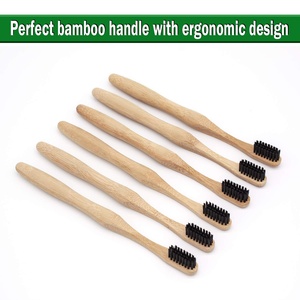 Cepillo de Dientes de Bambú Ecológico con Cerdas 100% Naturales de Pelo de Jabalí de Fábrica - Product Image 3