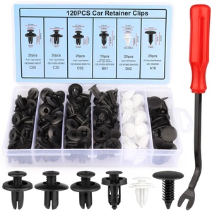 Kit Completo de 121 Piezas de Clips de Plástico de Nylon para Reparación de Carrocería de Automóviles - Product Image 1