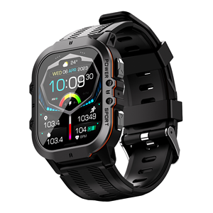 Montre connectée C26 tendance avec écran OLED AMOLED, étanche 1ATM, robuste pour sports de plein air, montre <span class=keywords><strong>militaire</strong></span> C26 avec LED - Product Image 1