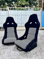 Sarung Jok Untuk Kursi Recaro Pole Position Serat Karbon Universal Cocok untuk Ford Fiesta untuk Focus ST
