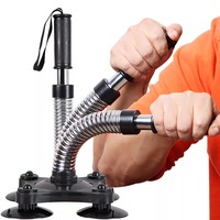 Ha Dry Wrist Strength Device Hand Grip Renforcer le bras de fer Triceps Cable Rope Power Twister Bar pour l'exercice et l'entraînement