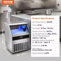 Machine à glaçons industrielle automatique de style bloc, haute productivité, propre, hygiénique et sûre à utiliser, contrôlée par PLC Hitachi