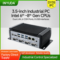 Mini PC Industrial Intel Core I3 4GB 128GB SSD Windows 10/11 Soporte para Logotipo OEM Venta Directa de Fábrica Enchufe US CN Escritorio