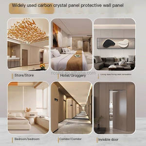 ألواح حائط من ألياف فحم السيراميك ، ألواح جدارية من خشب الخيزران ، قشرة فحم ، ألواح متخصصة ، مشاريع ديكور داخلي - Product Image 5