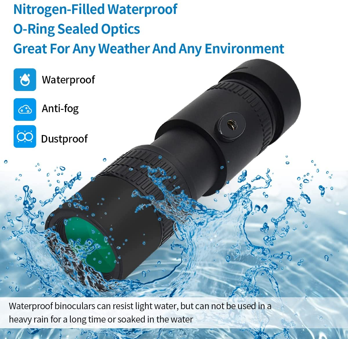 Phone Monocular Telescope  4K 10-300X40mm Super Telephoto Zoom Monocular Telescope Waterproof Night Vision