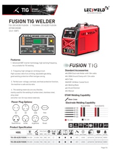 Machine à souder <span class=keywords><strong>TIG</strong></span> MMA multifonctionnelle LETSWELD <span class=keywords><strong>TIG</strong></span> <span class=keywords><strong>AC</strong></span>/<span class=keywords><strong>DC</strong></span> <span class=keywords><strong>200</strong></span> <span class=keywords><strong>Amp</strong></span> 220V 110/220V - Product Image 4