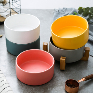 Venta al por mayor <span class=keywords><strong>de</strong></span> cuenco <span class=keywords><strong>de</strong></span> <span class=keywords><strong>porcelana</strong></span> mate Estilo nórdico para ensaladas y frutas plato redondo <span class=keywords><strong>de</strong></span> colores profundos con técnica <span class=keywords><strong>de</strong></span> esmalte ecológico - Product Image 2