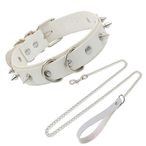 Collare in Pelle Nera con Cinghie per <span class=keywords><strong>Donna</strong></span>, Accessorio Bondage - Product Image 5