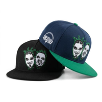 Casquette Snapback Premium Personnalisable de Luxe pour Hommes, Gorras Brodé 3D en Relief, Doublure en Satin, Visière Plate Bicolore, Casquettes de Basketball