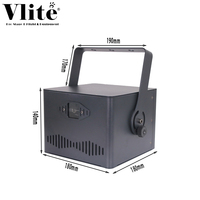 Luz Láser Vlite 5W RGB Animación 3D para Teléfono Móvil, Control por Aplicación, 60W de Potencia Máxima, Logotipos Editables, Letras, Gobos, Bodas, Escenarios