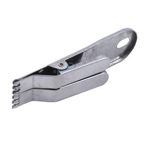 Clip à vers de terre en acier inoxydable, support d'appât portable pour accessoire de pêche en eau douce - Product Image 3