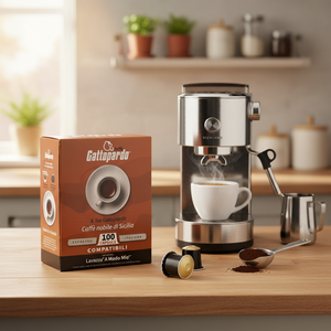 Capsule di Caffè Gattopardo 100 Dakar Compatibili MODO MIO, Monouso in Alluminio, Metallo, Plastica e Ceramica, 0,11g/Capsula - Product Image 3