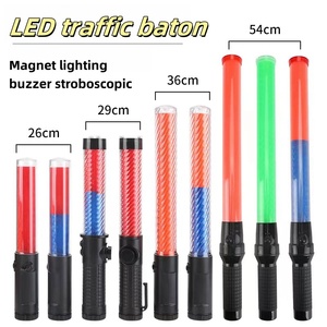 Cầm tay LED sạc an toàn giao thông Đèn pin Cây Đũa phép Baton ABS nhà máy vật liệu giá - Product Image 4