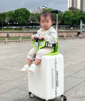 Valise à roulettes unisexe 2026, nouvelle collection, cadre en aluminium, mains libres, pour mère et enfant, roues universelles, personnalisable, pour enfants