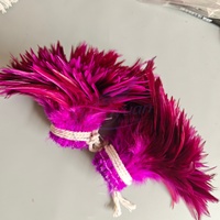Günstiger Verkauf: Fliegenbinde-Federbündel, 6-8 Zoll, aus Hahnenfedern, für Karnevalskostüme und Kopfschmuck-Accessoires