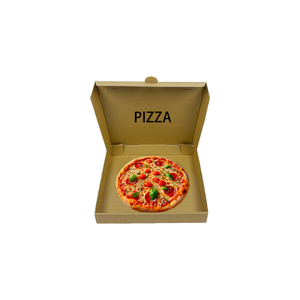 Boîte à pizza personnalisée en carton ondulé écologique de 12 pouces, épaisseur 1,5 mm, impression flexographique, emballage pour plats à emporter, restauration rapide - Product Image 1