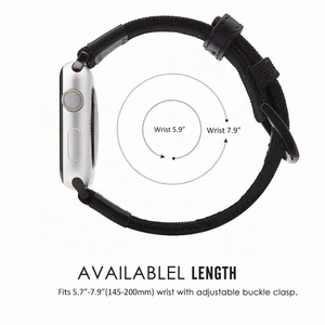 Correa de Lona de Nailon Compatible con <span class=keywords><strong>Apple</strong></span> <span class=keywords><strong>Watch</strong></span> Series 7, 6, 5, 4, 3, Correa Jeep <span class=keywords><strong>S8</strong></span> - Product Image 6