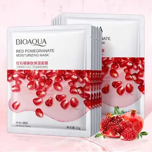 Bioaqua máscara facial, lavanda oliva romã aloe vera hidratante máscara facial