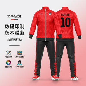 高品質カスタムメイドメンズイエローサッカーユニフォーム冬シーズンユニフォーム100％ポリエステル通気性VネックフルOEMサービスロゴ - Product Image 5