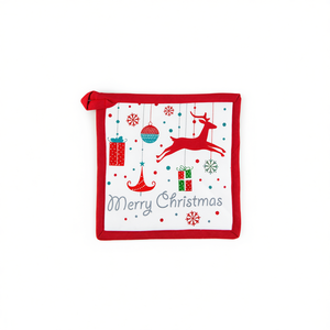 Portapentole Excelsa Buon Natale in Cotone 20x20 Cm Decorazione - Product Image 3
