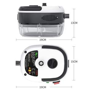 Limpiador a vapor de 1500W, 1-1.4L, eléctrico y portátil, con accesorios de cepillo para limpieza de cocina y hogar. - Product Image 3