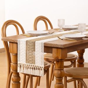 <span class=keywords><strong>Camino</strong></span> <span class=keywords><strong>de</strong></span> <span class=keywords><strong>Mesa</strong></span> Boho <span class=keywords><strong>de</strong></span> Macramé, <span class=keywords><strong>Camino</strong></span> <span class=keywords><strong>de</strong></span> <span class=keywords><strong>Mesa</strong></span> Tejido Estilo Rústico con Borlas, Decoración <span class=keywords><strong>de</strong></span> <span class=keywords><strong>Mesa</strong></span> <span class=keywords><strong>de</strong></span> Cocina <span class=keywords><strong>de</strong></span> Algodón y Lino para Comedor y Hogar - Product Image 6