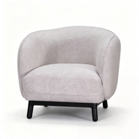Fauteuil de salon moderne et durable avec structure en bois pour la maison, le bureau, le salon, la salle à manger et l'hôtellerie - Meubles de maison