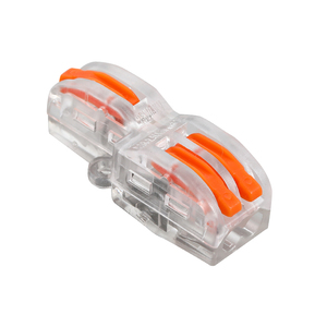 1 in 3 out evrensel kompakt iletken Push-in Terminal bloğu bahar Splice kablolama açık konektörü 222-413 - Product Image 5