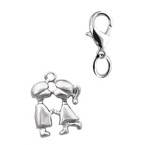 Ciondoli e Charms Eleganti CHARM-"FIANCS" Mm15x19 per Donne - Product Image 1