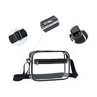 Sac bandoulière transparent en PVC pour femme JOYSUN, vente en gros, mode, personnalisé, imperméable, durable, léger, toutes saisons