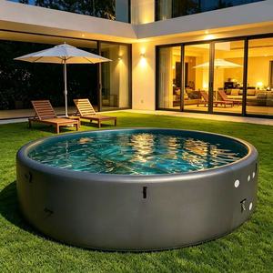 <span class=keywords><strong>Piscine</strong></span> gonflable pliable en PVC léger <span class=keywords><strong>avec</strong></span> technologie Drop Stitch pour les sorties en plein air et les divertissements aquatiques dans la cour - Product Image 5