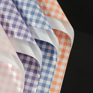 Papel de Regalo a Cuadros Vintage, Recubierto de PE, Grueso e Impermeable, para Envolver Ramos de Flores, para Uso Industrial - Product Image 2