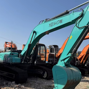 Excavadora mediana Kobelco SK210 Original japonesa de segunda mano, 21 toneladas con caja de cambios de motor, modelo de 2017, 1 año de garantía - Product Image 1