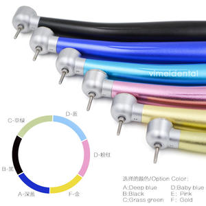 Turbine dentaire légère à haute vitesse avec bouton-poussoir et tête en alliage anti-reflux - Product Image 1