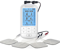 Machine de thérapie numérique à courant interférentiel Stimulateur musculaire EMS Masseur de dizaines pour le soulagement et la gestion des maux de dos